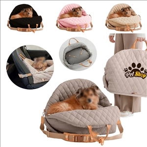 3-in-1 Travel Carrier Booster Dog Bed for Car